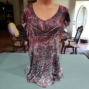 Unity World Wear Animal Print Top Y2K Sublimation Fairy